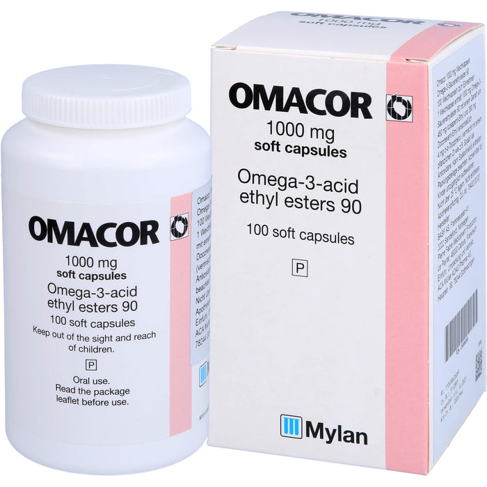 Omacor 1000 mg ACA Weichkapseln, 100 St. Kapseln