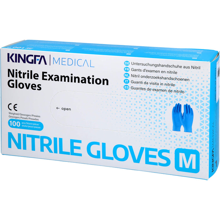 Nitril Einmal Handschuhe puderfrei mittel, 100 St HAS