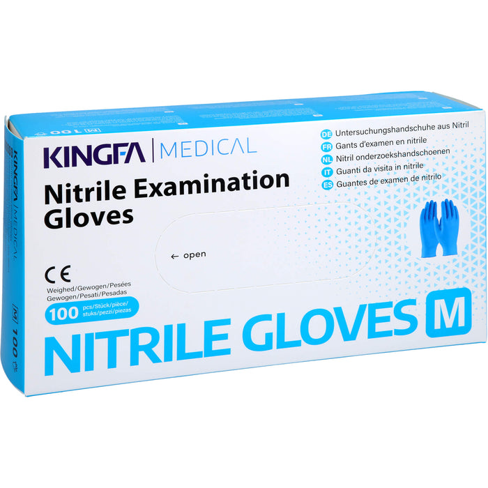 Nitril Einmal Handschuhe puderfrei mittel, 100 St HAS