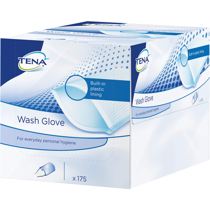TENA Wash Glove with plastic Lining, 175 St HAS