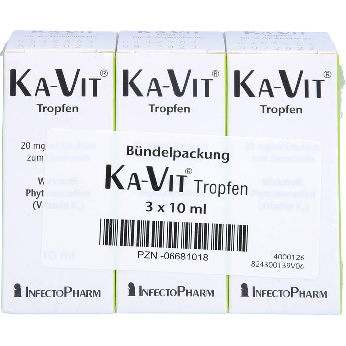 KA-VIT® Tropfen, 20 mg/ml Emulsion zum Einnehmen, 3X10 ml TEI