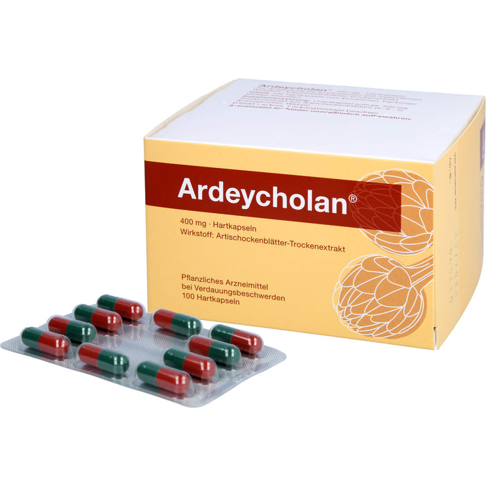 Ardeycholan Hartkapseln bei Verdauungsbeschwerden, 100 St. Kapseln