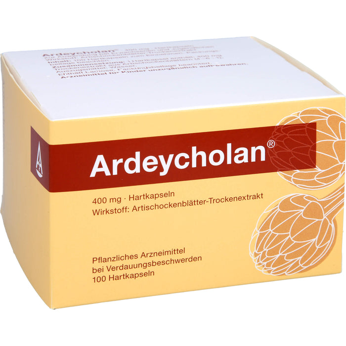 Ardeycholan Hartkapseln bei Verdauungsbeschwerden, 100 St. Kapseln