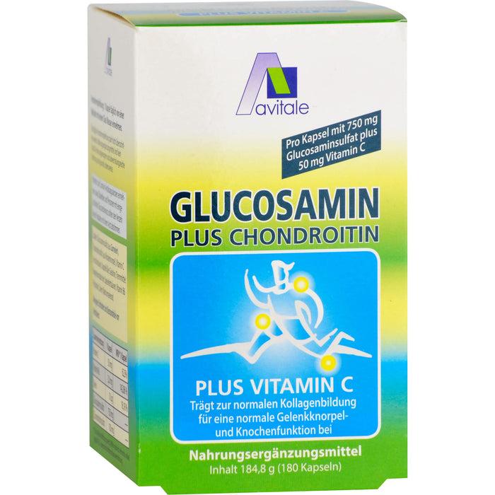 Glucosamin 750mg plus Chondroitin 100mg Kapseln, 180 St KAP