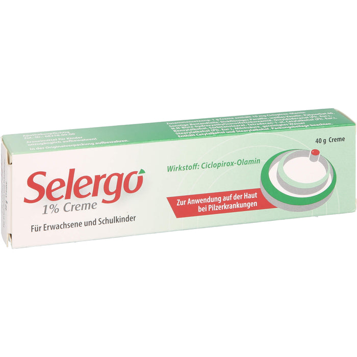 Selergo 1% Creme bei Pilzerkrankungen der Haut, 40 g Creme