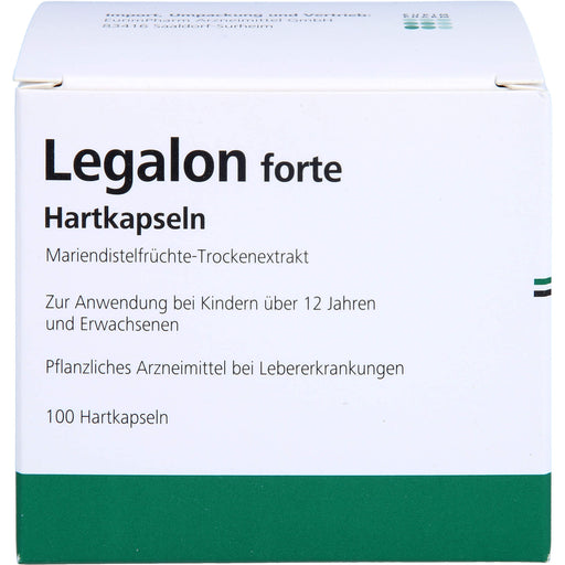 Legalon forte Eurim Hartkapseln zur unterstützenden Behandlung von Lebererkrankungen, 100 St. Kapseln