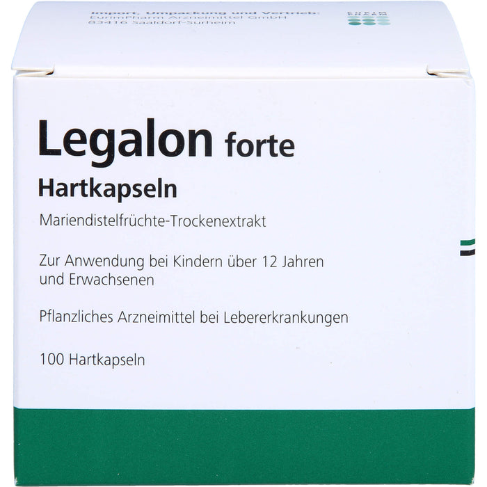 Legalon forte Eurim Hartkapseln zur unterstützenden Behandlung von Lebererkrankungen, 100 St. Kapseln