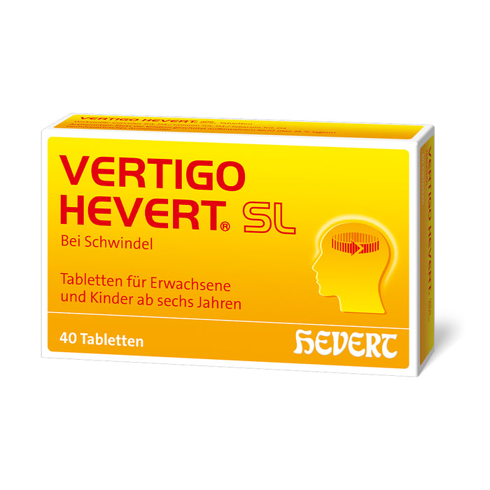 Vertigo Hevert SL, 40 St. Tabletten