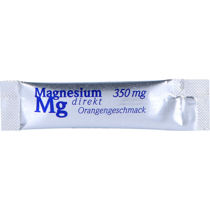AmosVital Magnesium direkt 350 mg Granulat mit Orangengeschmack, 20 St. Beutel