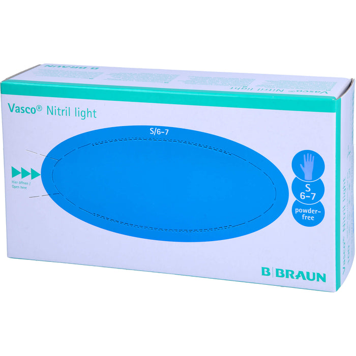Vasco Nitril light Untersuchungshandschuhe Gr. S, 100 St. Handschuhe