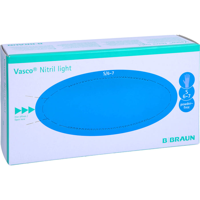 Vasco Nitril light Untersuchungshandschuhe Gr. S, 100 St. Handschuhe