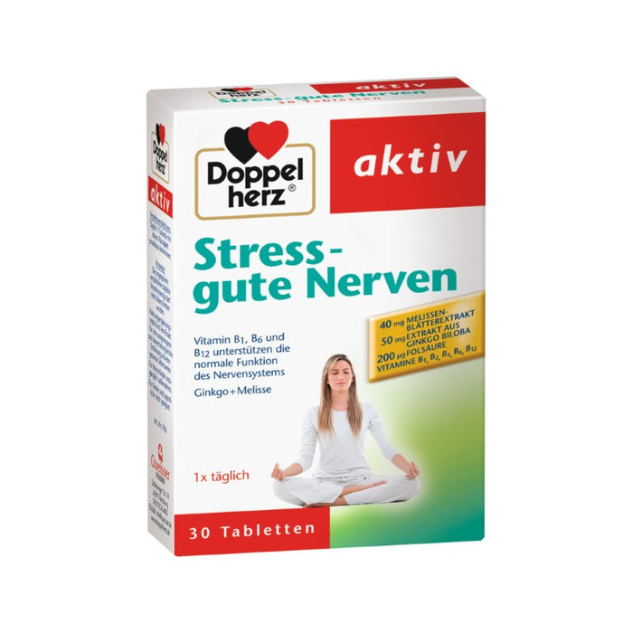Doppelherz aktiv Stress - gute Nerven Mini-Tabletten, 30 St. Tabletten