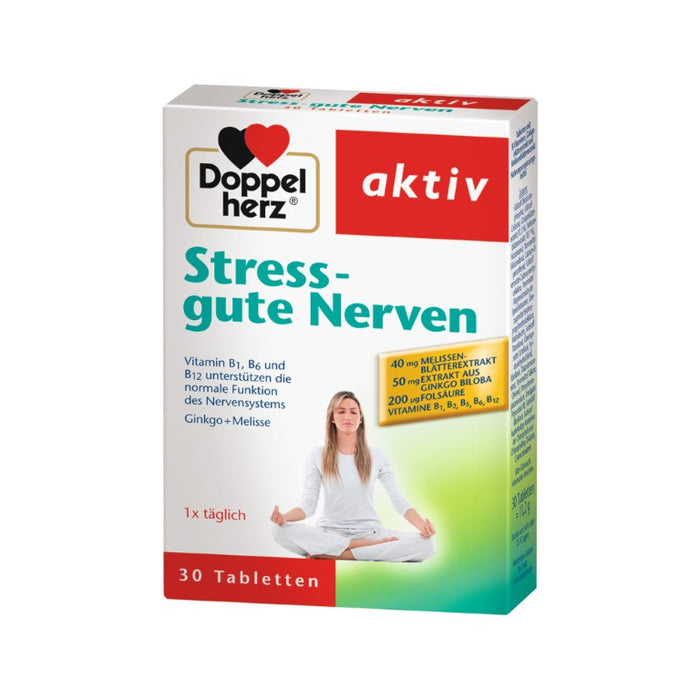 Doppelherz aktiv Stress - gute Nerven Mini-Tabletten, 30 St. Tabletten