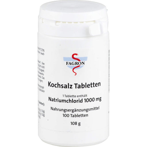 FAGRON Kochsalz Tabletten, 100 St. Tabletten