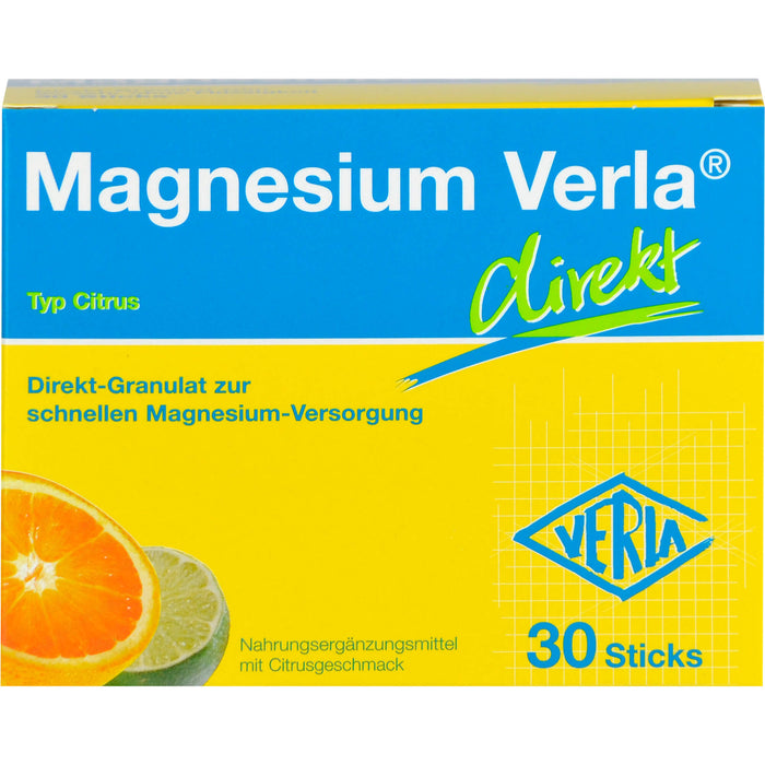 Magnesium Verla direkt Typ Citrus Sticks, 30 St. Beutel
