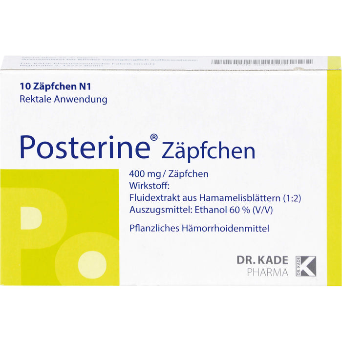 Posterine Zäpfchen, 10 St SUP