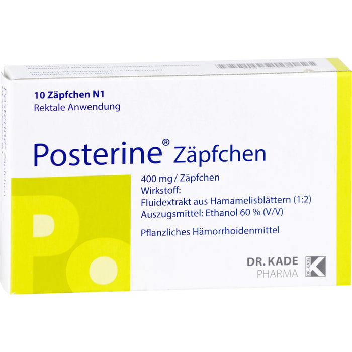 Posterine Zäpfchen, 10 St SUP