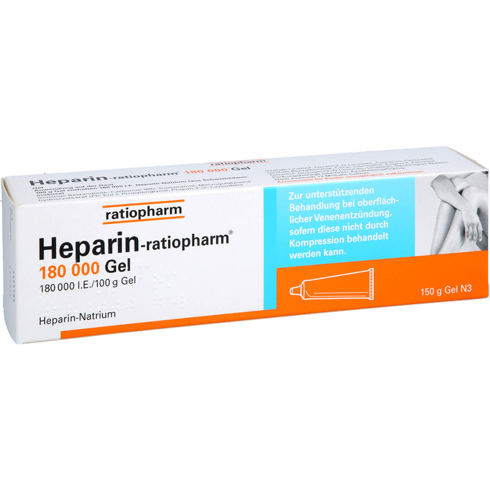 Heparin-ratiopharm  180 000 Gel, 150 g Gel