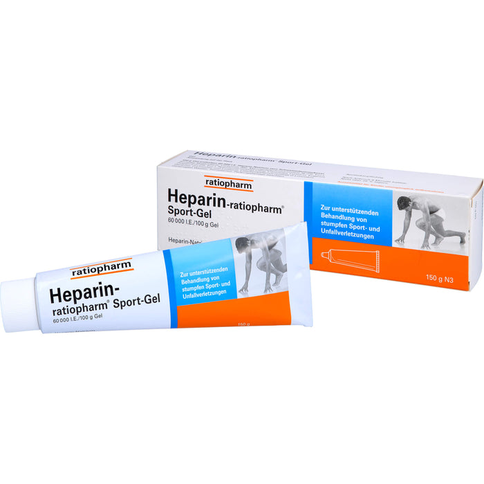 Heparin-ratiopharm® Sport-Gel, 60000 I.E./100 g Gel, 150 g Gel