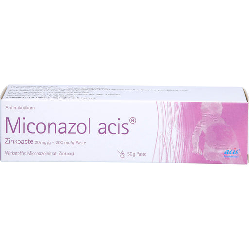 Miconazol acis  Zinkpaste, 20 mg/g + 200 mg/g Paste, 50 g Creme