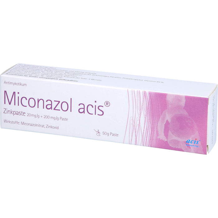 Miconazol acis  Zinkpaste, 20 mg/g + 200 mg/g Paste, 50 g Creme