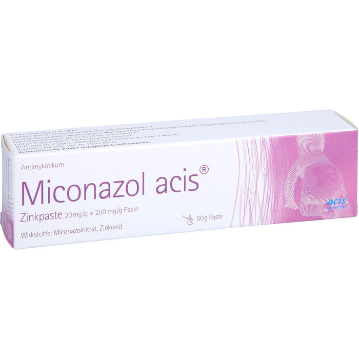 Miconazol acis  Zinkpaste, 20 mg/g + 200 mg/g Paste, 50 g Creme