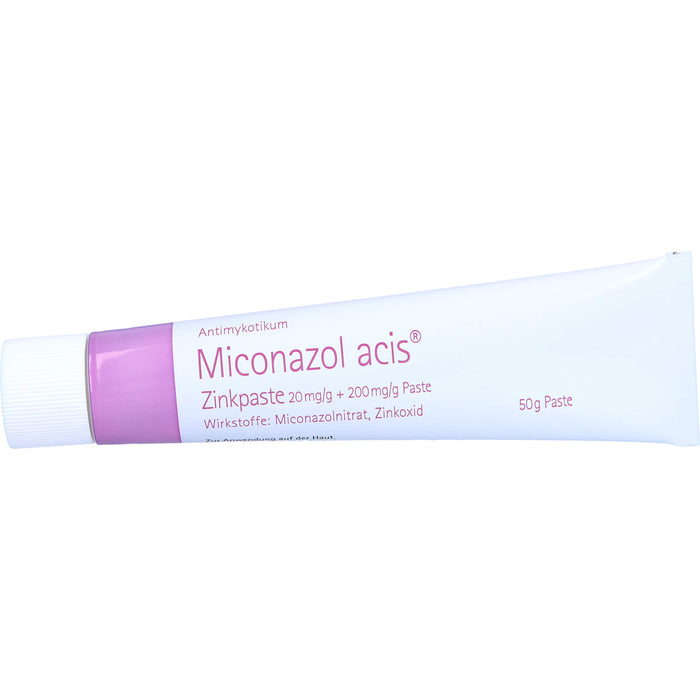 Miconazol acis  Zinkpaste, 20 mg/g + 200 mg/g Paste, 50 g Creme