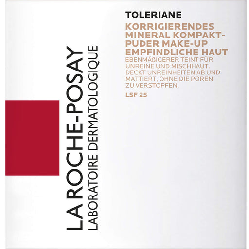 La Roche-Posay Toleriane korrigierendes Mineral Kompaktpuder Make-up Nr. 13 Sand Beige für empfindliche Haut, 9 g Puder