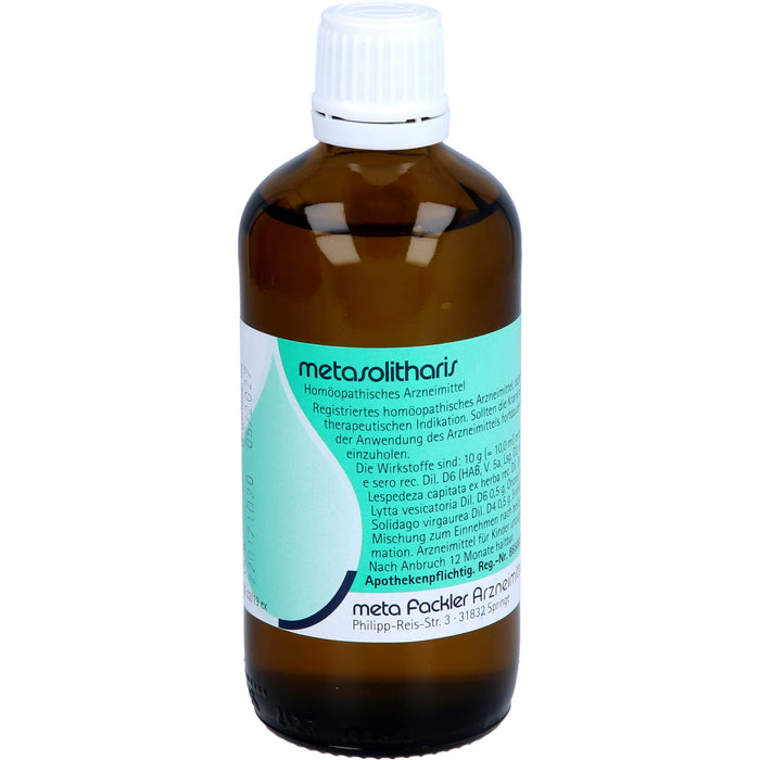 Metasolitharis Tropfen, 100 ml Mischung