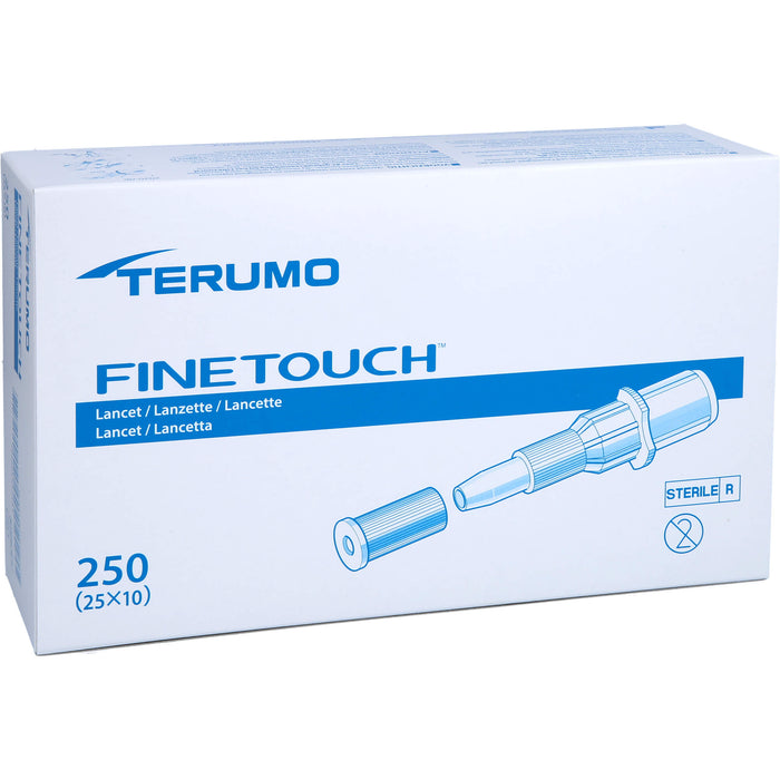Terumo Finetouch Einmallanzetten, 250 St. Packung