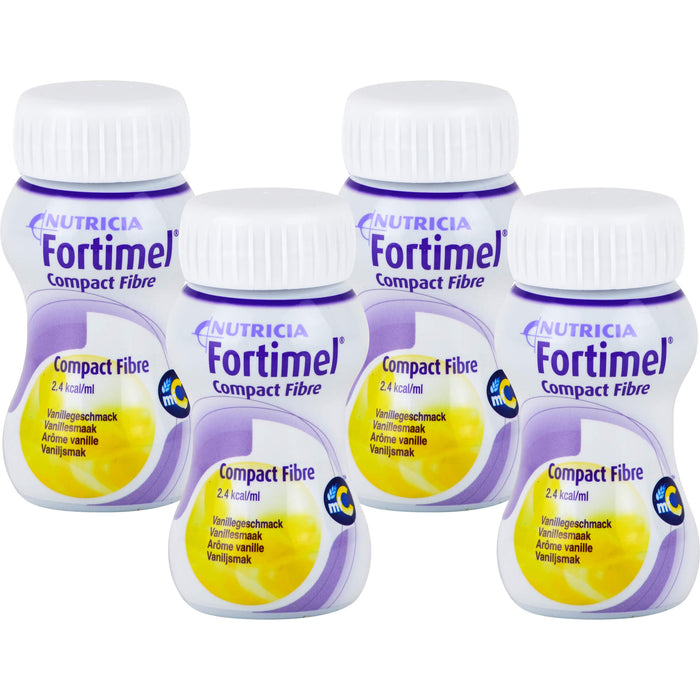 Fortimel Compact Fibre Trinknahrung mit Vanillegeschmack, 125 ml Lösung