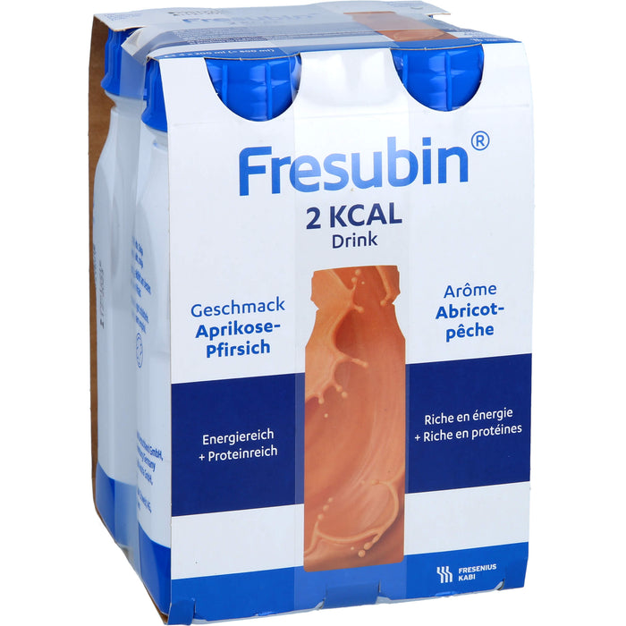 Fresubin 2 kcal Drink Aprikose-Pfirsich Trinkflaschen, 800 ml Lösung