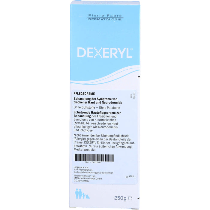 DEXERYL Pflegecreme Hauttrockenheit Reimport EMRAmed, 250 g Creme