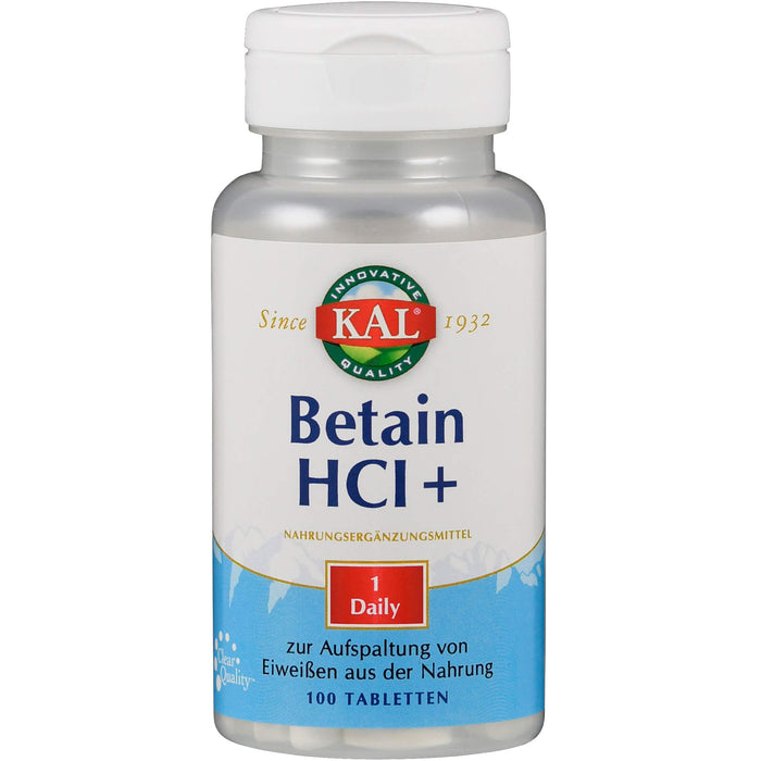 KAL Betain HCL Complex Tabletten, 100 St. Tabletten