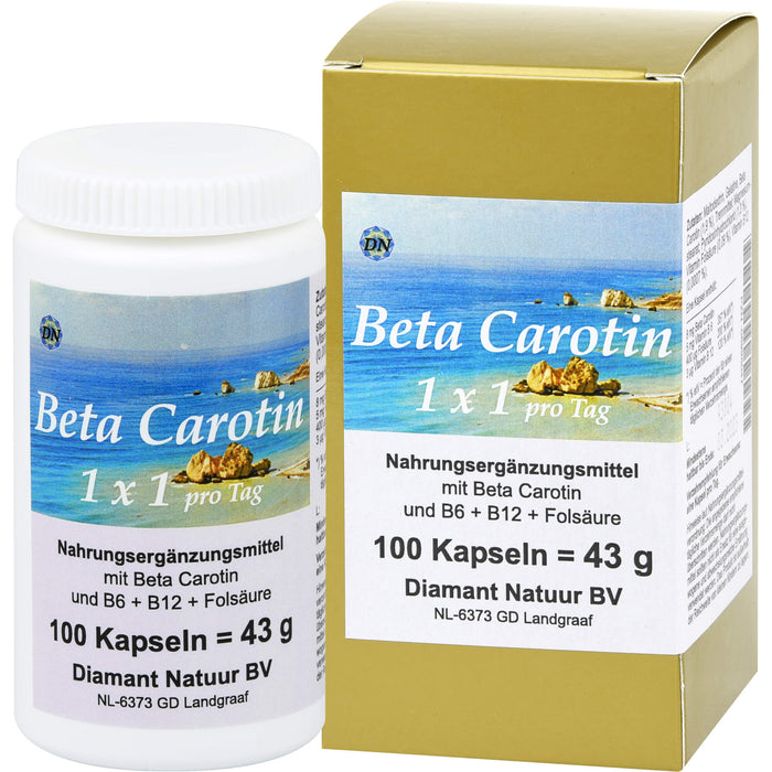 Beta Carotin 1 x 1 pro Tag, 100 St KAP