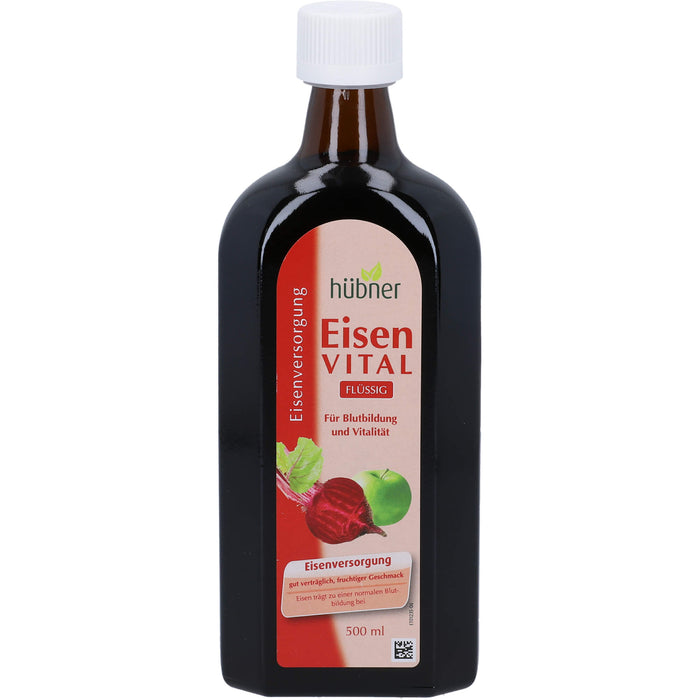 Hübner Eisen vital Lösung zur Eisenversorgung, 500 ml Lösung