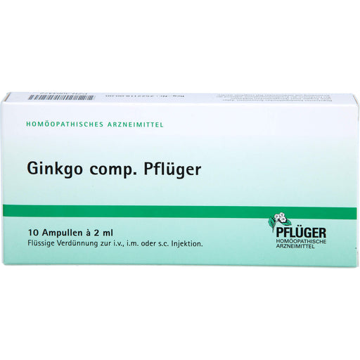 Pflüger Ginkgo comp. flüssige Verdünnung, 10 St. Ampullen