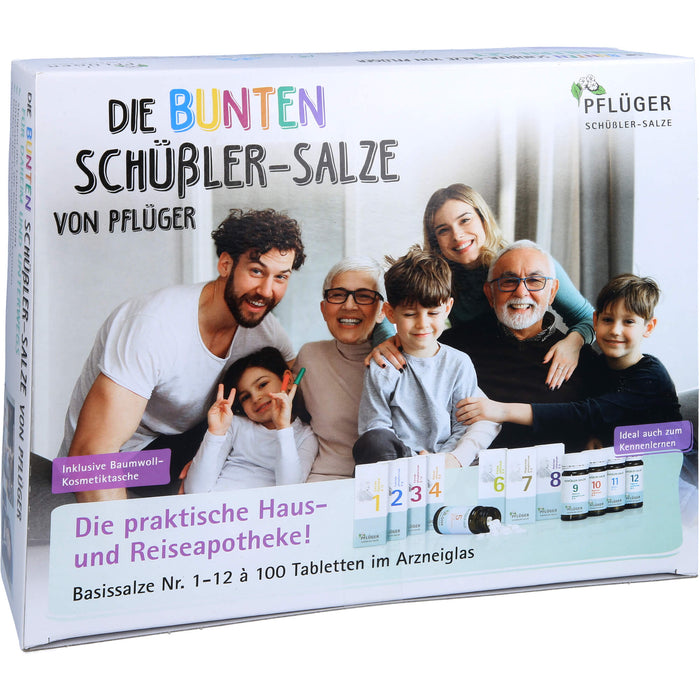 Pflüger Biochemie Haus-und Reiseapotheke Basissalze Nr. 1-12 Tabletten, 1200 St. Tabletten