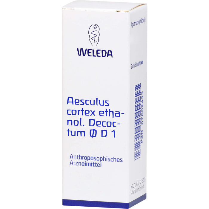 WELEDA Aesculus Cortex ethanolische Decoctum D1 Urtinktur, 50 ml Lösung