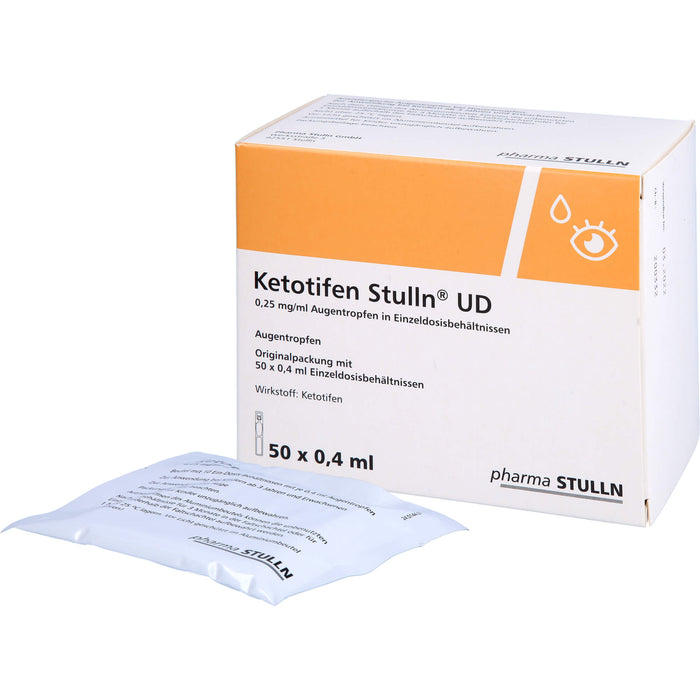 Ketotifen Stulln UD Augentropfen bei allergischer Konjunktivitis, 50 St. Einzeldosisbehältnisse