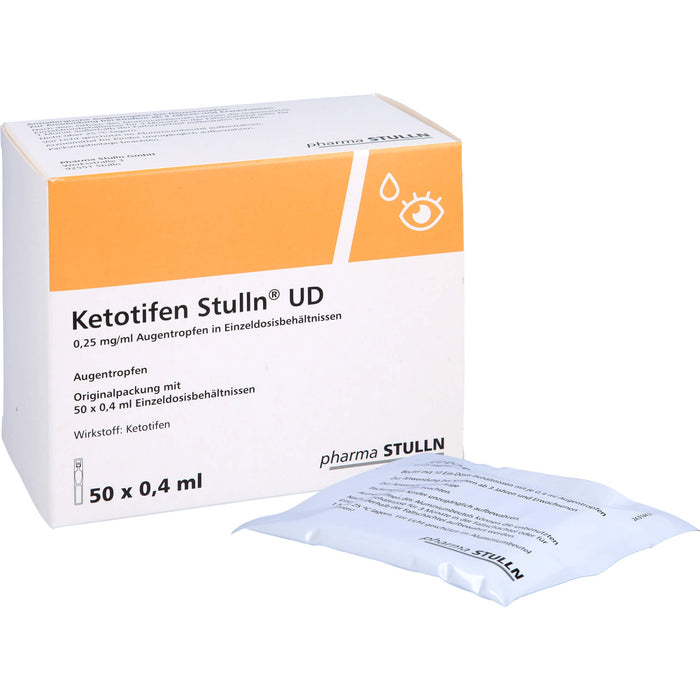 Ketotifen Stulln UD Augentropfen bei allergischer Konjunktivitis, 50 St. Einzeldosisbehältnisse