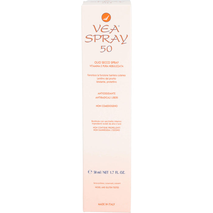 VEA Spray 50 trockenes Ölspray unterstützt die Barrierefunktion der Haut, 50 ml Lösung