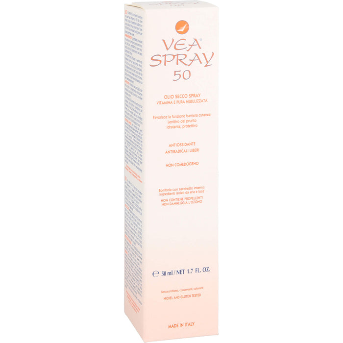 VEA Spray 50 trockenes Ölspray unterstützt die Barrierefunktion der Haut, 50 ml Lösung