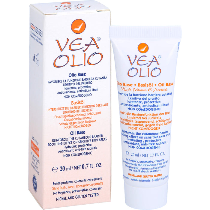 VEA OLIO Basisöl lindernd bei Juckreiz, 20 ml Öl