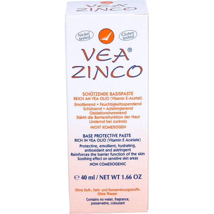 VEA ZINCO schützende Paste mit Zinkoxid, 40 ml Paste