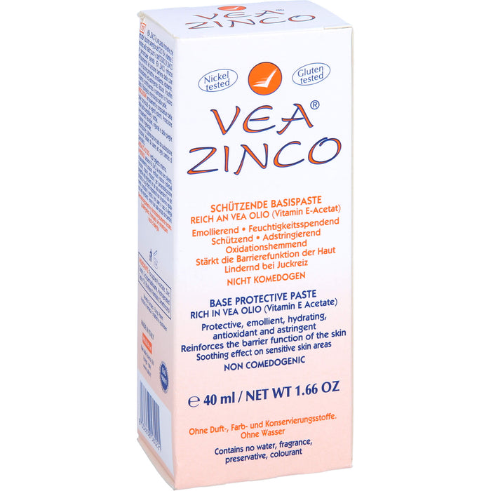 VEA ZINCO schützende Paste mit Zinkoxid, 40 ml Paste