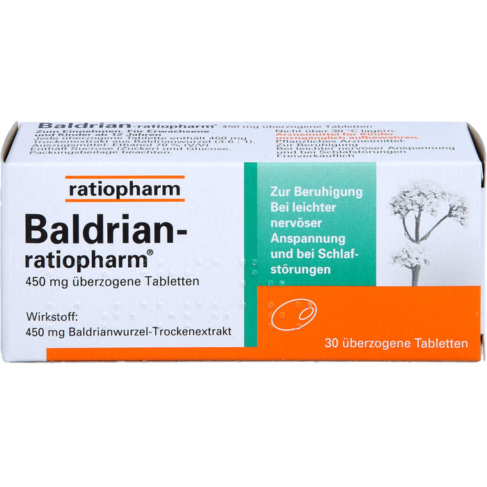 Baldrian-ratiopharm Tabletten, 30 pcs. Tablets