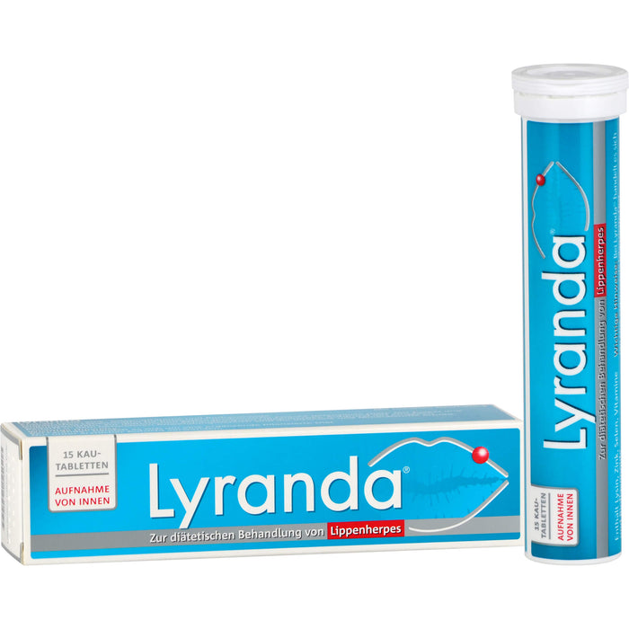 Lyranda Kautabletten bei Lippenherpes, 15 St. Tabletten