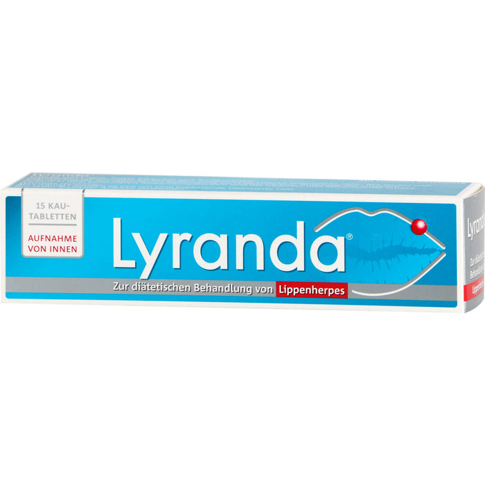 Lyranda Kautabletten bei Lippenherpes, 15 St. Tabletten