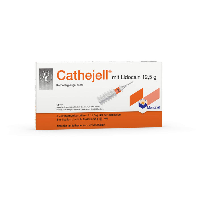 Cathejell Lidocain C steriles Gleitgel ZHS 12,5g, 5 St. Gel